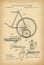 1897 Patent Velocipede Bicycle history invention