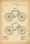 1897 Patent Velocipede Bicycle history invention