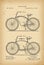 1897 Patent Velocipede Bicycle history invention