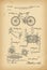 1899 Patent Velocipede speed switch Bicycle history invention