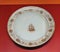 18th Century Antique Guangcai Porcelain Plate Sailing Ship Painting Ceramic Dish Canton Enamel Gilt Decoration Arts Crafts