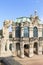 18th century baroque Zwinger Palace, view of Wall Pavilion, Dresden, Germany