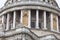 18th century St Paul Cathedral, dome, London, United Kingdom.