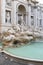 18th century Trevi Fountain designed by Italian architect Nicola Salvi, Rome, Italy