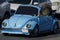 19-02-2022 Istanbul-Turkey: 1973 Model Blue Volkswagen Old Car