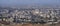 19 January 2024, Cityscape Skyline, Cityscape of Pune city Aerial panorama view from Bopdev Ghat, Pune, Maharashtra, India