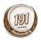 191 years anniversary. Elegant anniversary design. 191st logo.