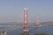 1915 Canakkale Bridge aerial view in Canakkale, Turkey. World\\\'s longest suspension bridge opened in Turkey. Turkish: 1915