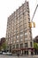 1929 multi-story residential Art Deco building, mini-version of the Flat Iron, in West Village, New York, NY