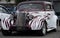 1938 Chevrolet coupe with flame paint job