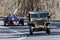 1942 Willys Jeep Utility driving on country road