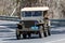 1943 Ford Willys Jeep driving on country road