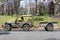 1943 Ford Willys Jeep driving on country road