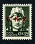 1943 Italy stamp: 15 Cent. overprint GNR