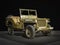 1943 Willys MB Jeep at the 100 years of the Automobile Exhibition