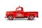 1948 Ford F-1 Pickup Truck -1-24 Scale Diecast Model Toy Car - side view - on white background