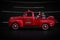 1948 Ford F-1 Pickup Truck  Harley Davidson Fire Truck and 1936 El Knucklehead Motorcycle - Side view - 1-24 Scale Diecast Model T