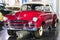 1950 Chevrolet Chevy a bright red antique classic car