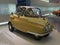 1955 BMW Isetta: side view, yellow color on display at the BMW Museum, Munich, Germany, September 2013.
