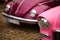 1955 Chevrolet Bel Air and 1972 Volkswagen Beetle at Classic Car Event in Izmir