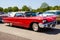 1960 Ford Thunderbird classic car on the parking lot. Rosmalen, The Netherlands - May 8, 2016