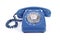 1960s Vintage Rotary Dial Blue Telephone