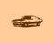 1964 Aston Martin vintage super car. best for logo, badge, emblem design.