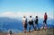 1966: A family on holidays, on the mountains. Austria.