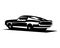 1968 Mustang GT 390 car silhouette