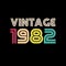 1982 vector vintage retro t shirt design black background