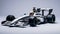 1997 F1 Car With Driver: Gray Racing Car 3d Model