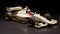 1997 F1 Car With Driver Inside On Ivory