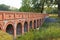 19th century bricks bridge at Birzai.