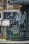 19th century Fountain of the Lions or Fonte dos Leoes with 4 statues on Praca de Gomes Teixeira square in Porto Portugal