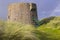 The 19th century round Martello tower fort built in the sand dunes at Magilligan Point near Limavady in County Derry in Northern I