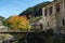 19th century St. Theotokos (Holy Mother) Church and St. Panteleimonas School in town of Shiroka Laka, Bulgaria