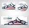 1st February National Freedom Day Illustration with broken chains banners or posters template.
