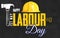 1st May Happy Labour Day Beautiful Design with engineer industrial working tools