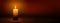 1st Sunday of Advent - First Candle - Candlelight Panorama Banner