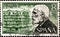 2 08 2020 Divnoe Stavropol Territory Russia postage stamp Spain 1975 Builders Antonio Gaudi portrait on the background of a