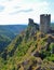 2 of the 4 Castles at Lastours Castles Languedoc-Roussillon