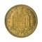 2,5 spanish peseta coin 1953 obverse