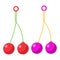 2 illustration of Lato-lato, children\\\'s game that is currently viral in Indonesia