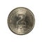 2 israeli new shekel coin obverse isolated on white background