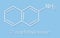 2-naphthylamine carcinogen molecule. Sources include cigarette smoke. May play a role in development of bladder cancer. Skeletal.