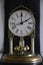 2 o`clock antique vintage table clock with pendulum