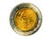 2 Pesos bimetal coin. Bank of Mexico. Reverse, 2016
