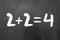 2 plus 2 equals 4