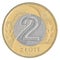 2 Polish Zloty coin