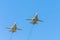 2 Sukhoi Su-24M Fencer supersonic all-weather attack aircrafts